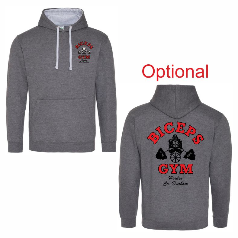  Biceps Gym - Varsity Hooded Sweatshirt