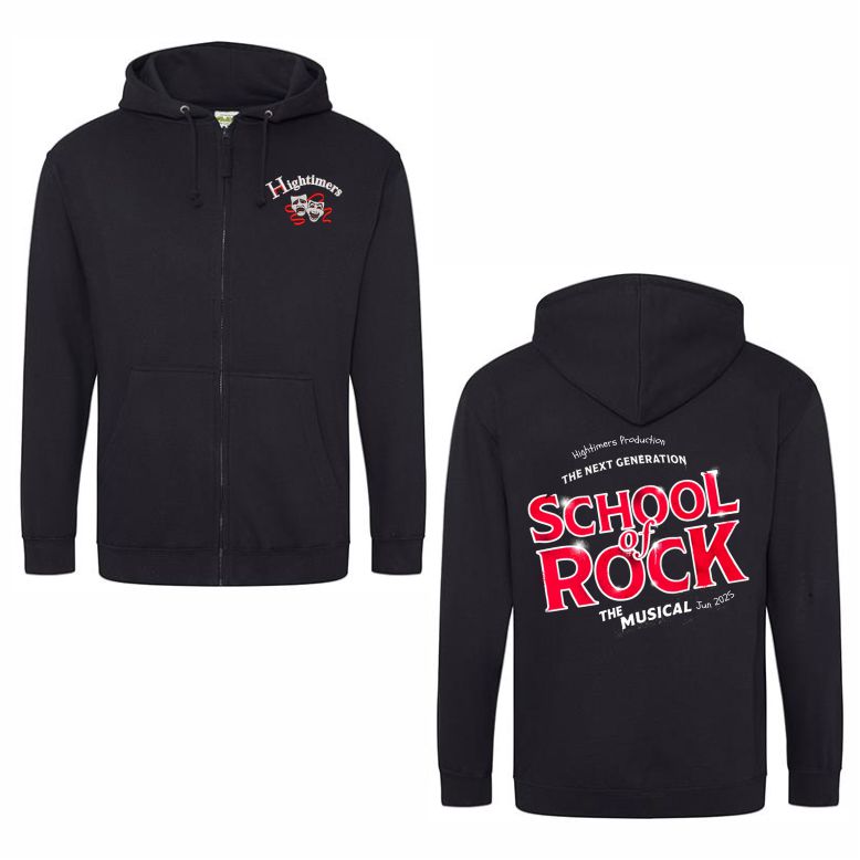 Hightimers CHILDRENS Full Zip Hooded Sweatshirt - SCHOOL OF ROCK