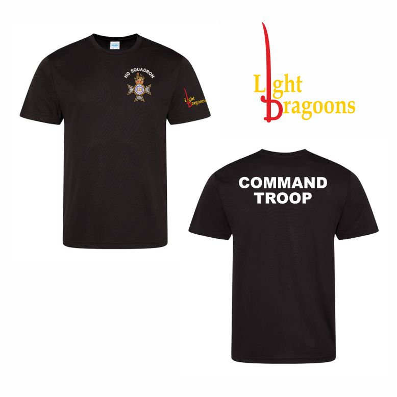 The Light Dragoons - HQ Squadron  PT Performance Teeshirt