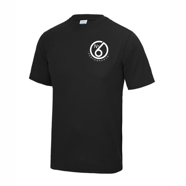 No 6 Performance Unisex Performance Teeshirt