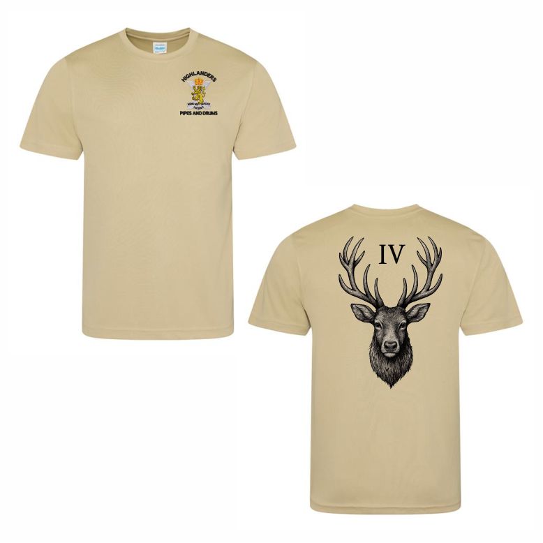 4th Bn The Royal Regiment of Scotland  Pipes & Drums Performance Teeshirt 