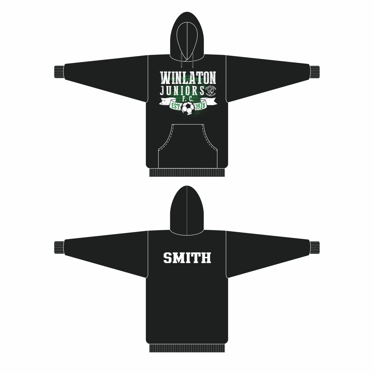  Winlaton Juniors FC Hooded Sweatshirt